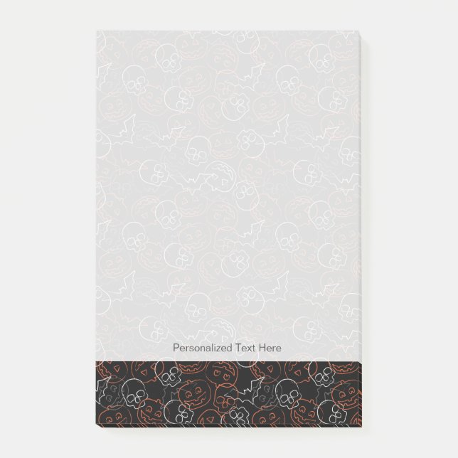 Notas Post-it® Modelo de Halloween (Anverso)