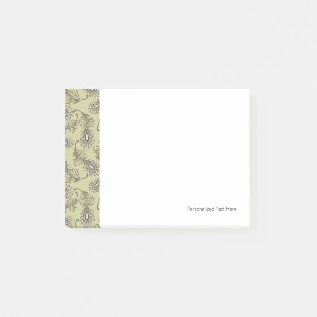 Notas Post-it® Modelo de la pluma (Anverso)