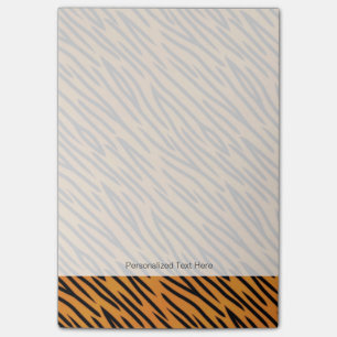 Notas Post-it® Modelo de la raya del tigre