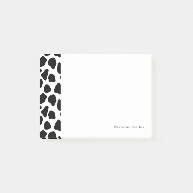 Notas Post-it® Modelo de la vaca (Anverso)