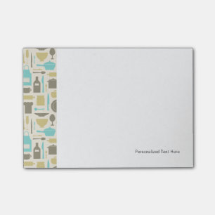 Notas Post-it® Modelo de las herramientas de la cocina