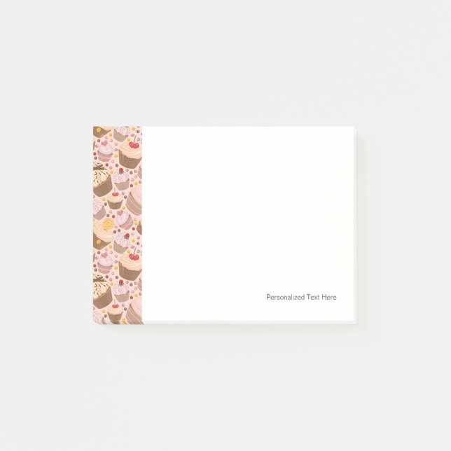 Notas Post-it® Modelo de las magdalenas celebradoras (Anverso)