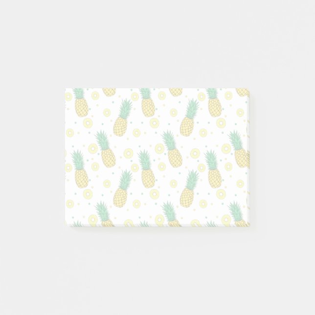 Notas Post-it® Modelo de las piñas (Anverso)