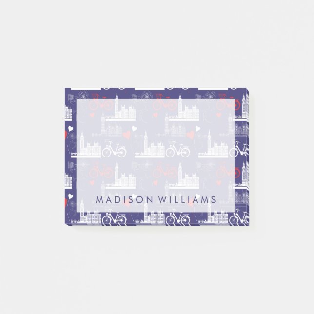 Notas Post-it® Modelo de las señales de Londres (Anverso)