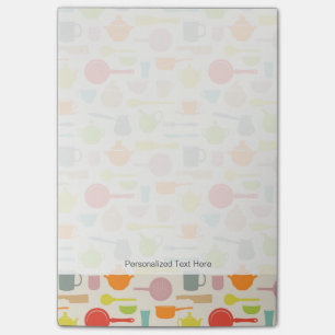 Notas Post-it® Modelo de los platos