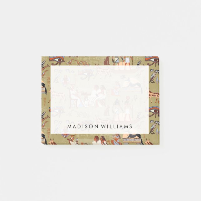 Notas Post-it® Modelo de los símbolos de Egipto el | (Anverso)