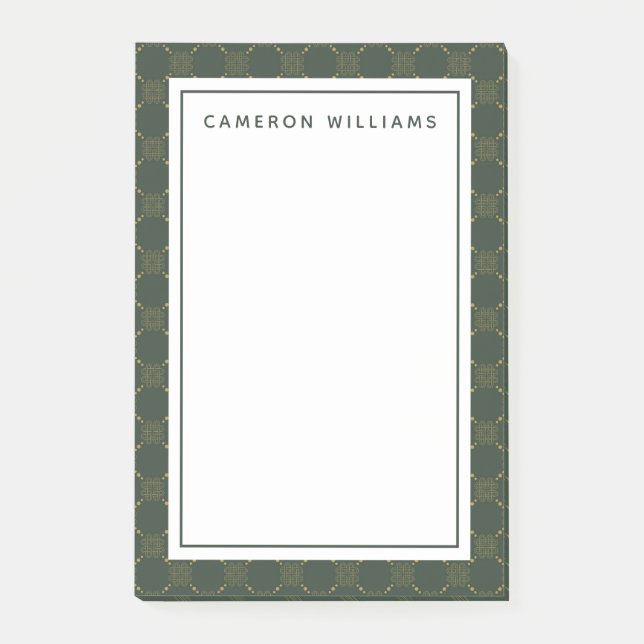 Notas Post-it® Modelo de nudo céltico (Anverso)