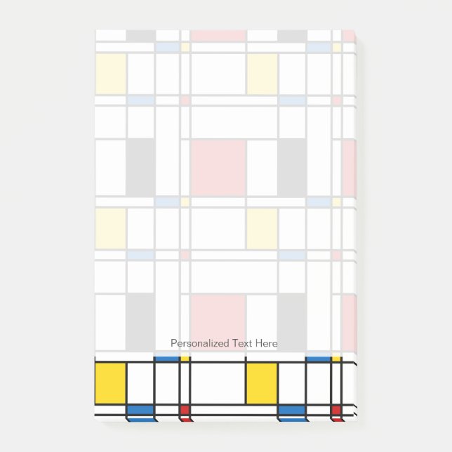 Notas Post-it® Modelo de Stijl (Anverso)