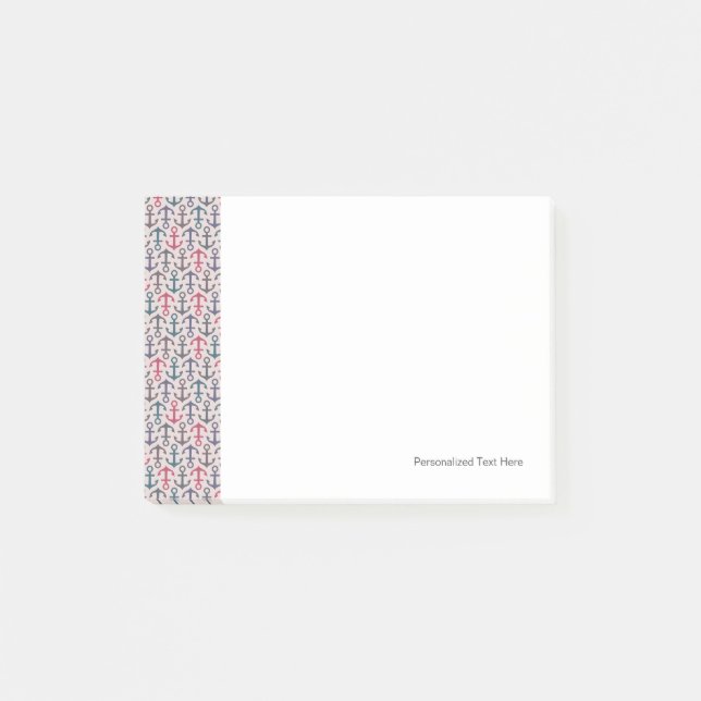 Notas Post-it® Modelo del ancla (Anverso)