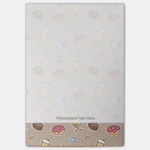 Notas Post-it® Modelo del café