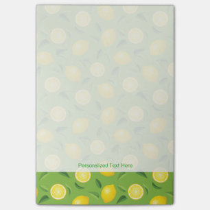 Notas Post-it® Modelo del fondo de los limones