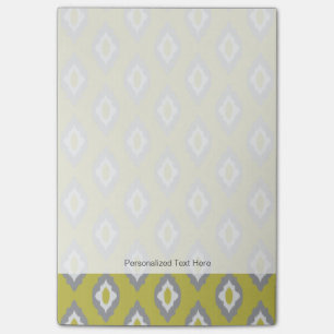 Notas Post-it® Modelo del vintage de Ikat