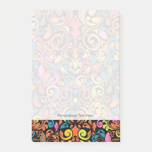 Notas Post-it® Modelo enrrollado (Anverso)