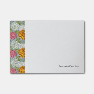 Notas Post-it® Modelo excelente con los crisantemos