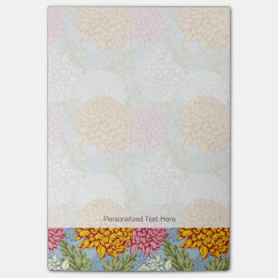 Notas Post-it® Modelo excelente con los crisantemos