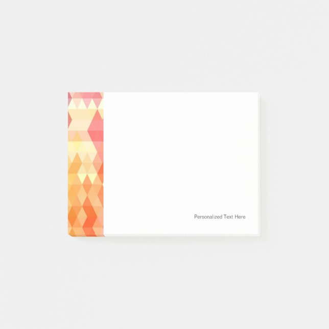 Notas Post-it® Modelo geométrico 1 (Anverso)