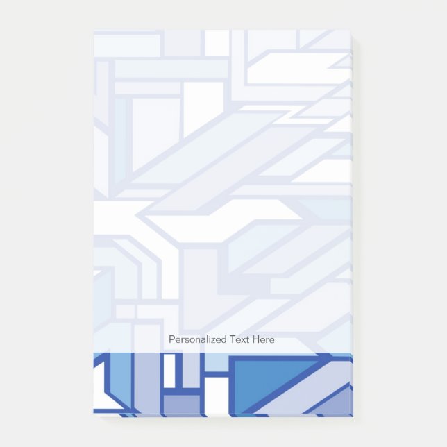 Notas Post-it® Modelo geométrico 2 (Anverso)