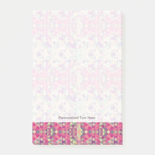 Notas Post-it® Modelo geométrico de los inconformistas del (Anverso)