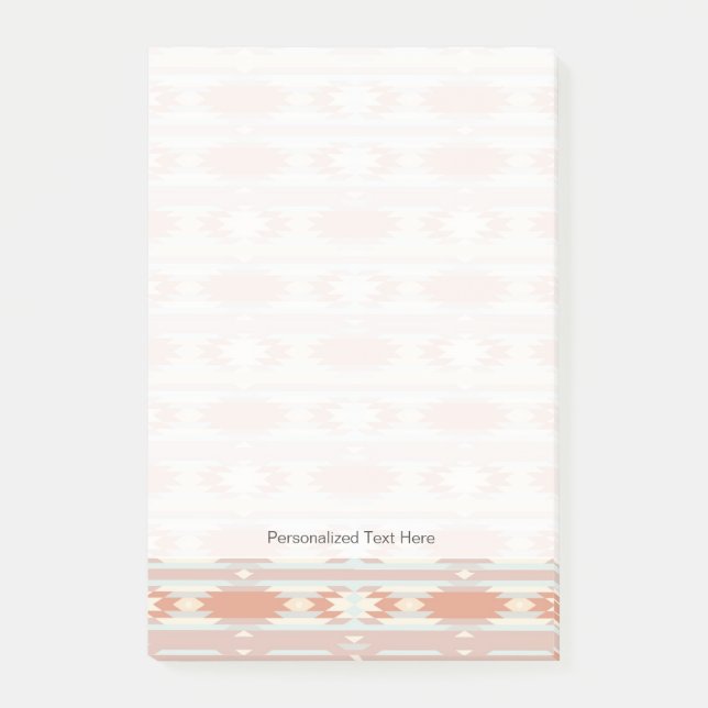 Notas Post-it® Modelo geométrico en el estilo azteca 3 (Anverso)