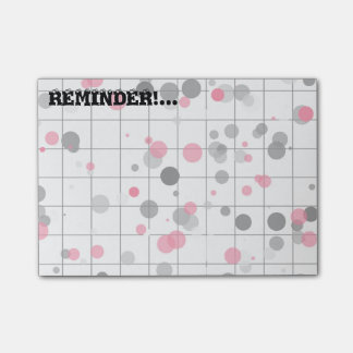 Notas Post-it® Modelo geométrico manchado