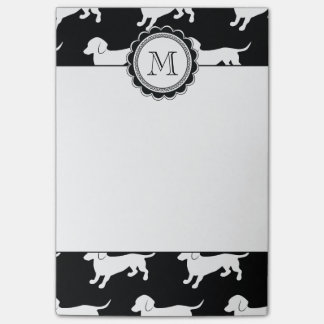 Notas Post-it® Modelo lindo del Dachshund