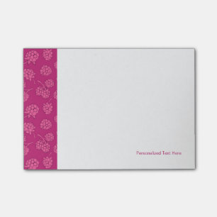 Notas Post-it® Modelo magenta de la baya