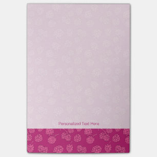 Notas Post-it® Modelo magenta de la baya