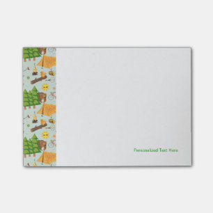 Notas Post-it® Modelo que acampa