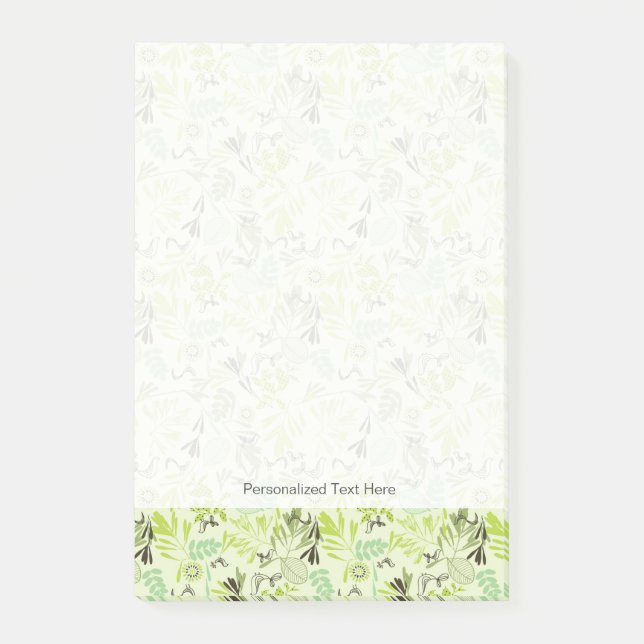 Notas Post-it® modelo que exhibe pequeños pájaros de bebé (Anverso)