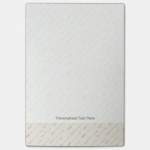 Notas Post-it® Modelo resumido coral de las flechas