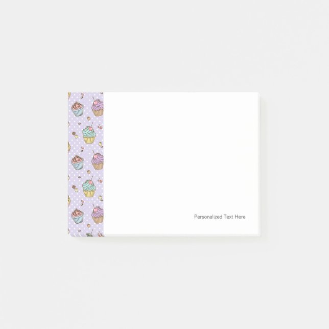 Notas Post-it® Modelo retro de los dulces (Anverso)