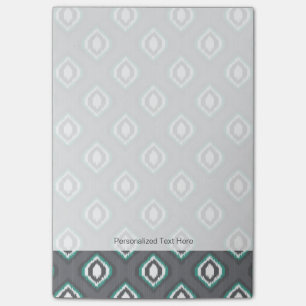 Notas Post-it® Modelo tribal del ikat retro geométrico