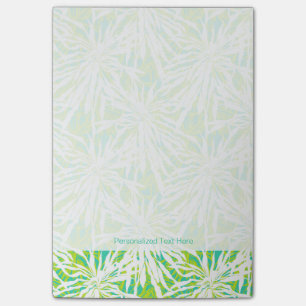 Notas Post-it® Modelo tropical de las hojas de palma