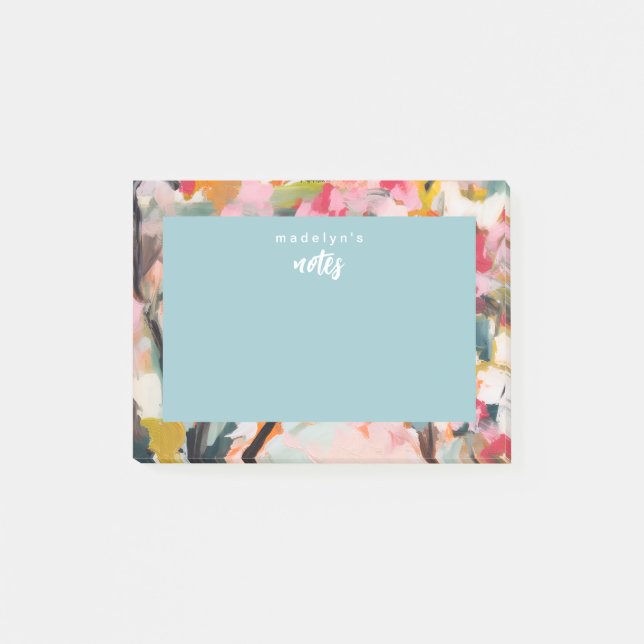 Notas Post-it® Modern Botanical Abstract Art (Anverso)