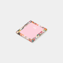 Notas Post-it® Modern Botanical Abstract Art Pink