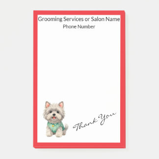 Notas Post-it® Modern Luxury Grooming Pet Personalized Collection