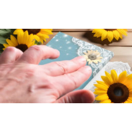 Notas Post-it® Modern Wedn Shower Lace Sunflower String Luces