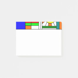 Notas Post-it® Moderna apariencia de vidrio templado