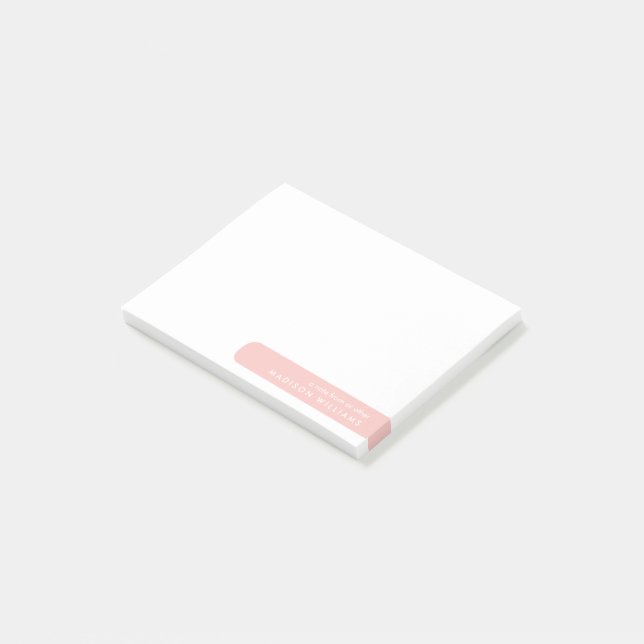 Notas Post-it® Moderna historia Minimalista personalizada (En perspectiva)