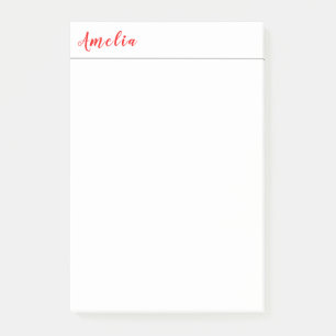 Notas Post-it® Moderna Moda profesional Minimalista