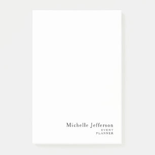 Notas Post-it® Moderna planicie Minimalista simple creativa