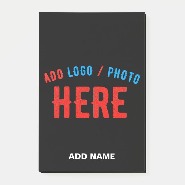 NOTAS POST-IT® MODERNO CON ESTILO PERSONALIZABLE NEGRO MARCADO VE (Anverso)