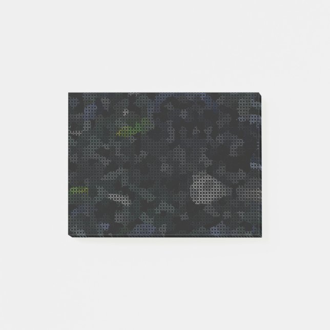 NOTAS POST-IT® MODERNO ELEGANT_THE ABSTRACT_ART_BLACK (Anverso)