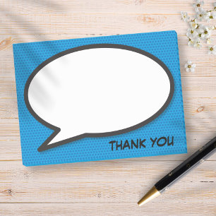 Notas Post-it® Moderno gracias libro de historietas discurso de a
