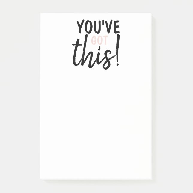 Notas Post-it® Moderno, Has Gótico Esta Inspiración Positiva (Anverso)