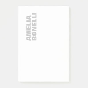 Notas Post-it® Moderno negrita Minimalista Profesional