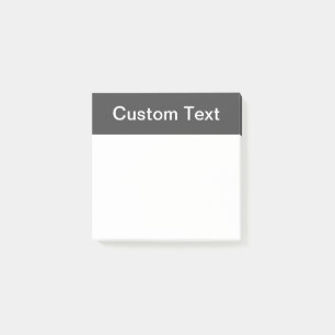 Notas Post-it® Moderno nombre editable, negocio o marca Etc.