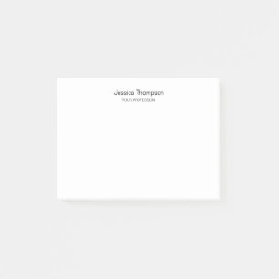 Notas Post-it® Moderno y elegante, sencillo profesional