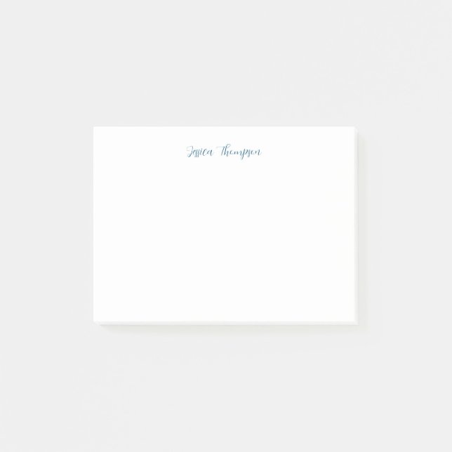 Notas Post-it® Moderno y elegante, sencillo profesional (Anverso)