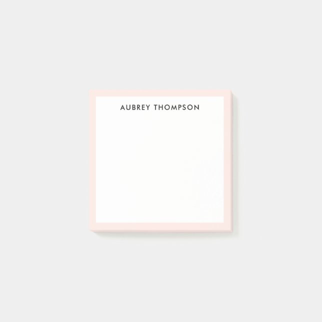 Notas Post-it® Moderno y simple (Anverso)